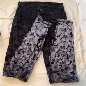 Lululemon Align 28” nulu nightfall print size 6